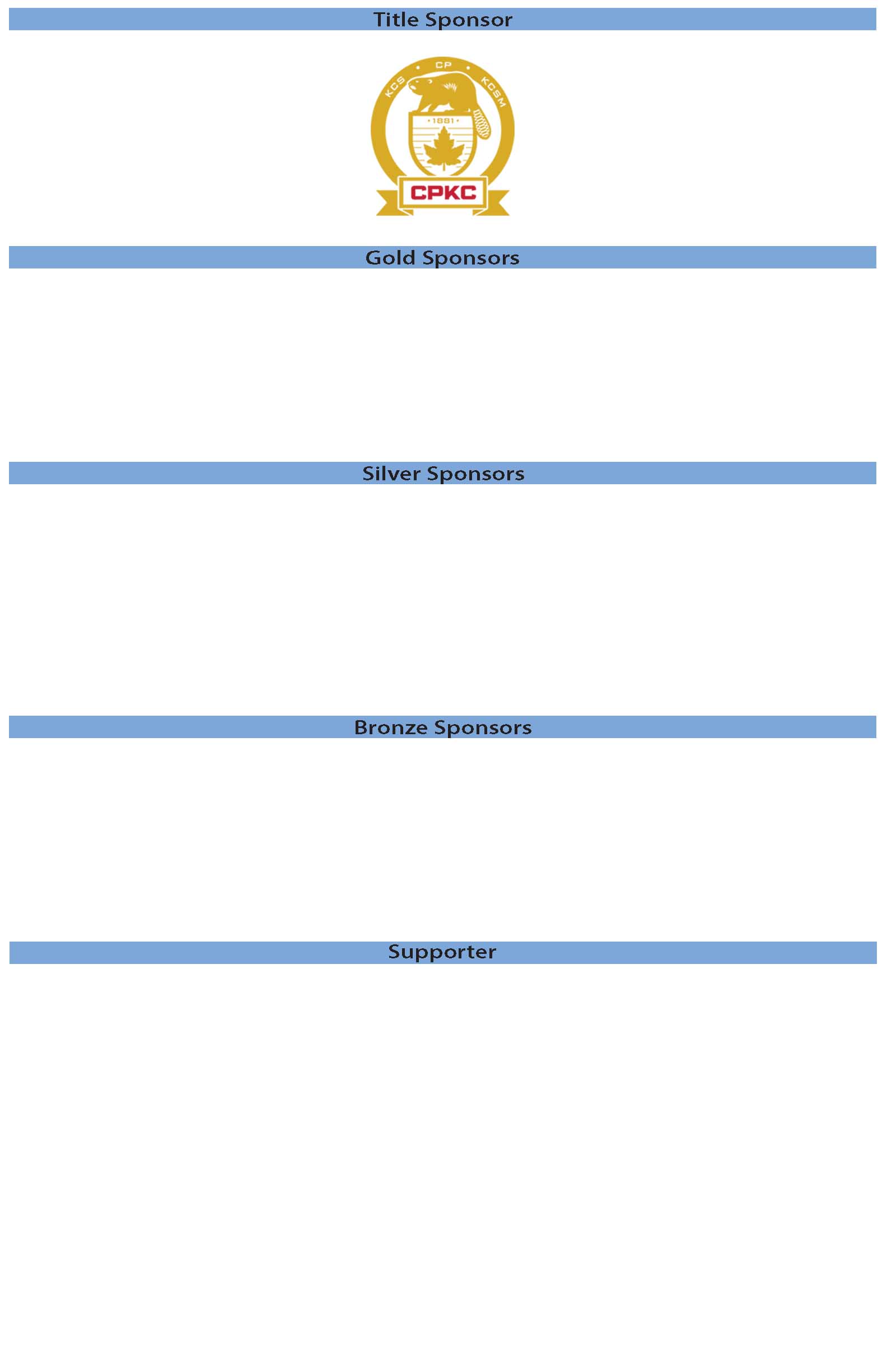 2026 CPKC Hockey Tournament Sponsors